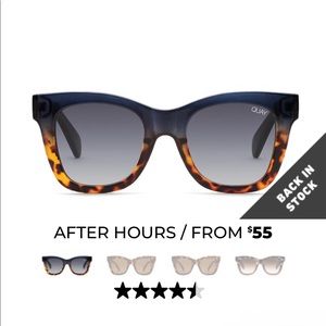 Quay After Hours Sunglasses Navy Tortoise / SMK